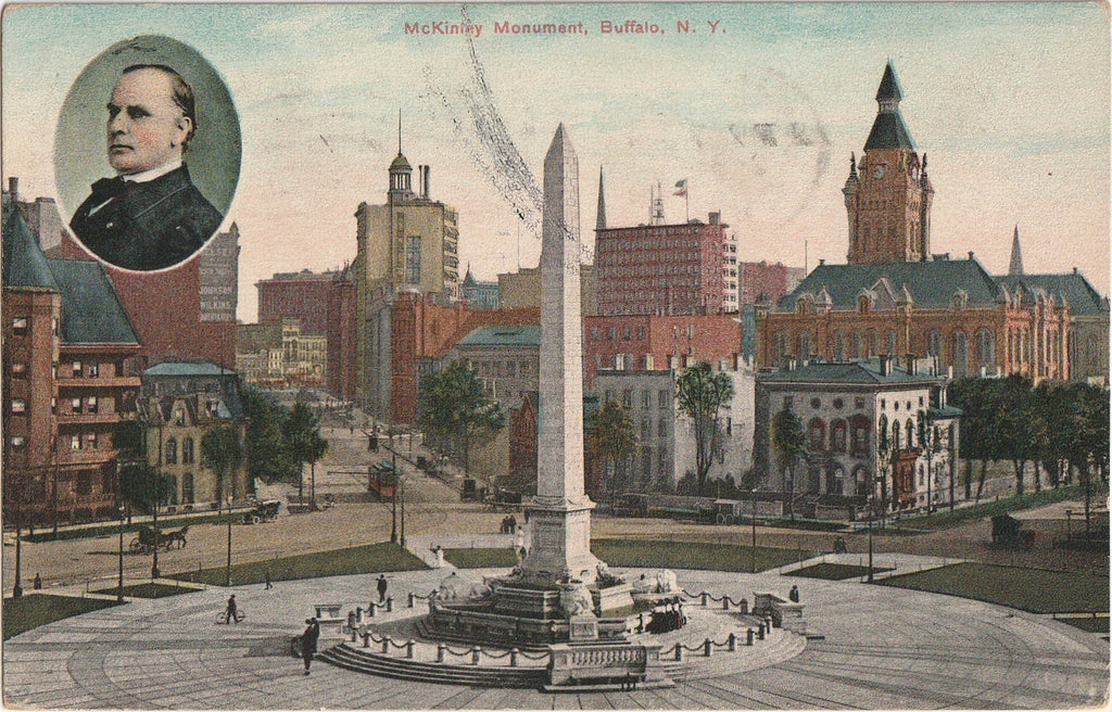 McKinley Monument - Buffalo, New York - Postcard, c. 1900s