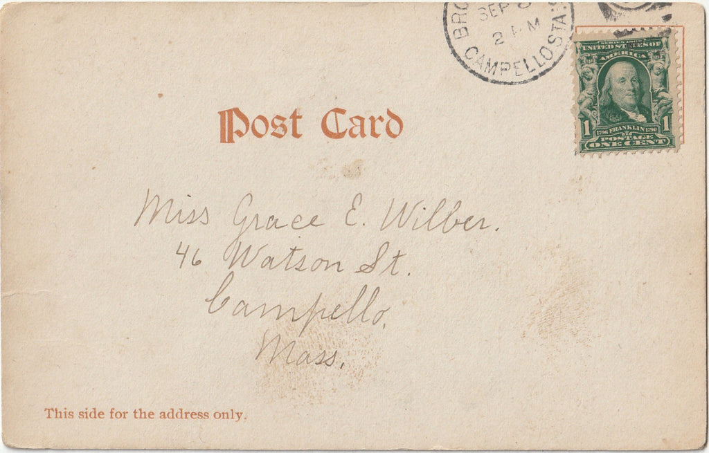 My Dear Old College Chum - E. B. & E. Postcard, c. 1900s