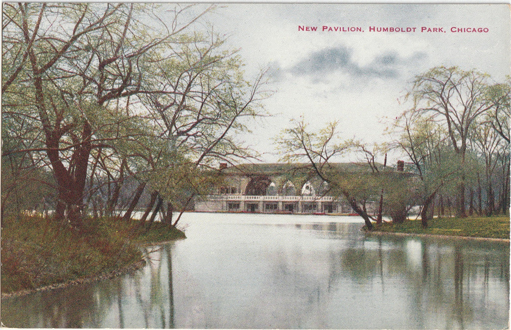 New Pavilion - Humboldt Park - Chicago, IL - Postcard, c. 1900s