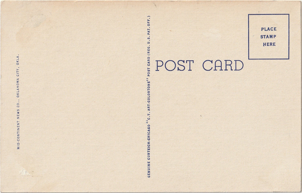 Oklahoma State Capitol - Oklahoma City, OK - Postcard, c. 1940s