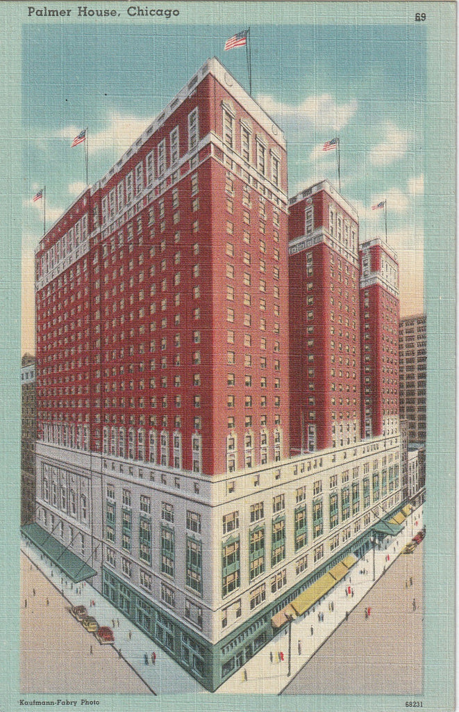 Palmer House - Chicago, IL - Kaufmann-Fabry - Postcard, c. 1930s