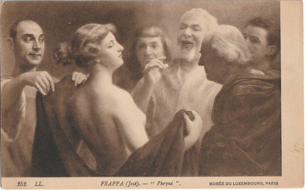 Phryne - Jose Frappa - Museum of Luxembourg - Postcard, c. 1900s