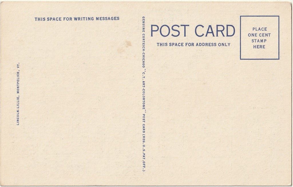 State Capitol - Montpelier, Vermont - Postcard, c. 1950s