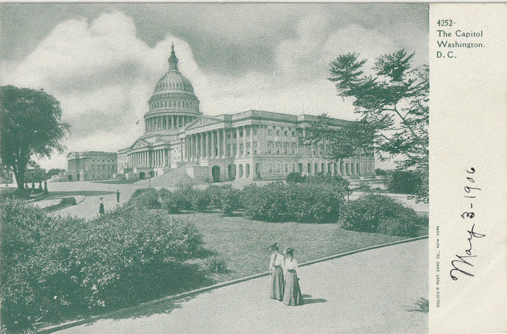 The Capitol Building - Washington, D.C. - Postcard, c. 1900s