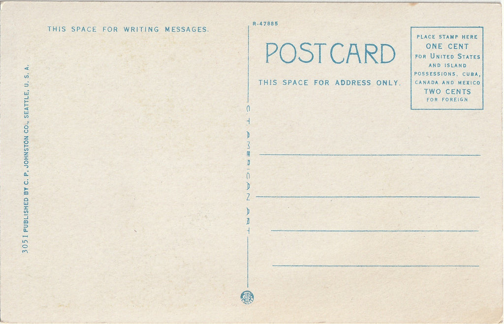 The Chimes - University of Washington - Seattle, Washington - Postcard, c. 1930s