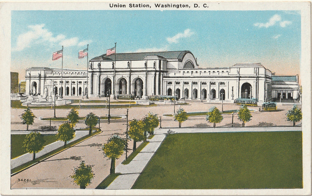 Union Station - Washington, D.C. - Postcard, c. 1920s