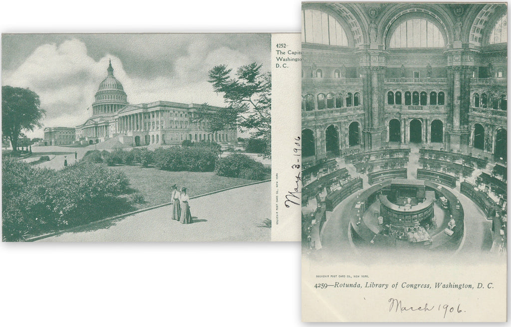 The Capitol Building - Washington, D.C. - Postcard, c. 1900s