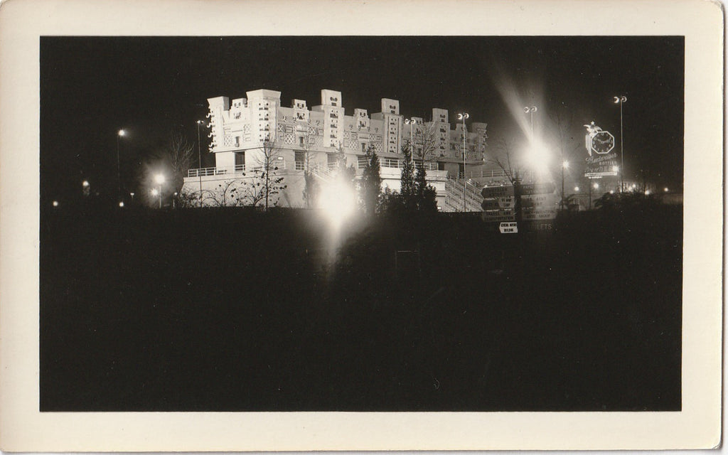 1933 Century of Progress By Night - SET of 13 - Chicago World's Fair Snapshots
