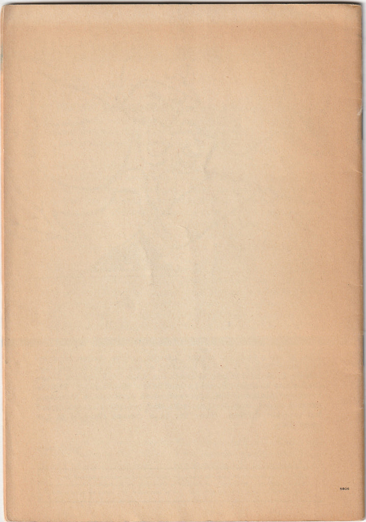 1958 Consumers Information Guide - Vol. 6-58 - Booklet, c. 1950s Back Cover
