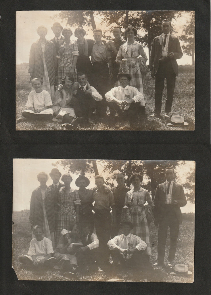 A Little Nonsense Now and Then - Silly Edwardians - SET of 2 - Photographs, c. 1910s