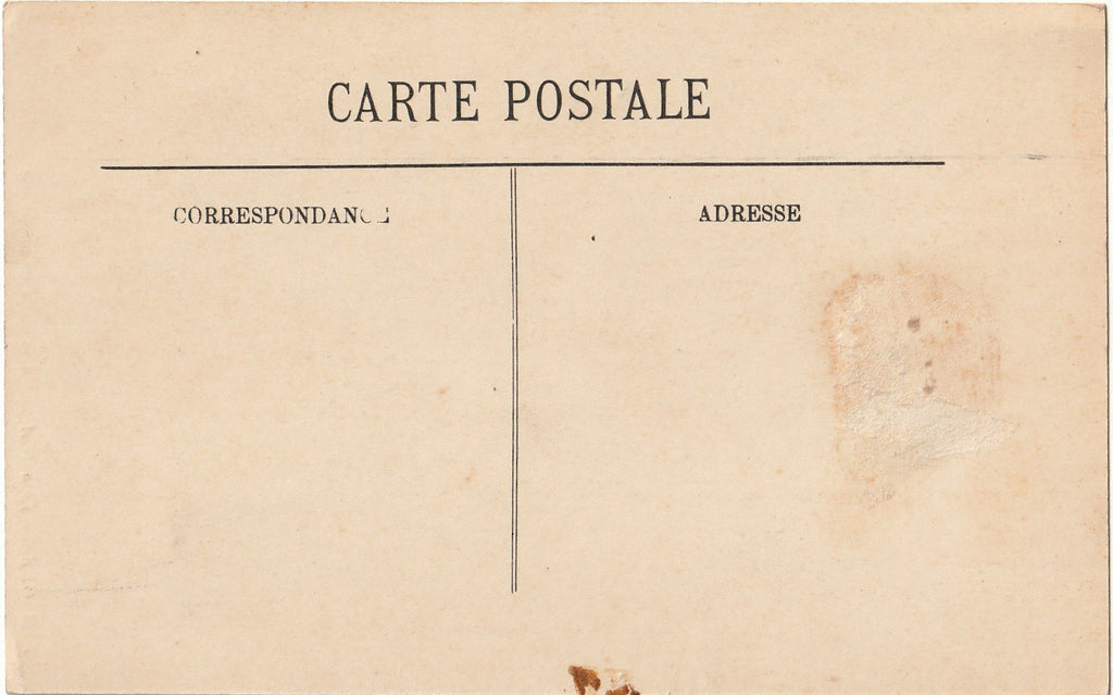 Algiers Arab Children at Door Antique Postcard Back