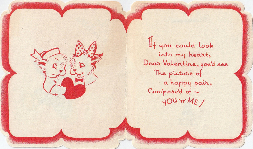 An Open Letter to My Valentine Card Inside