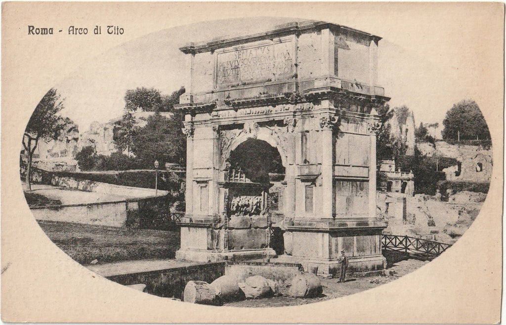 Arch of Titus - Rome, Italy - Postcard, c. 1900s 