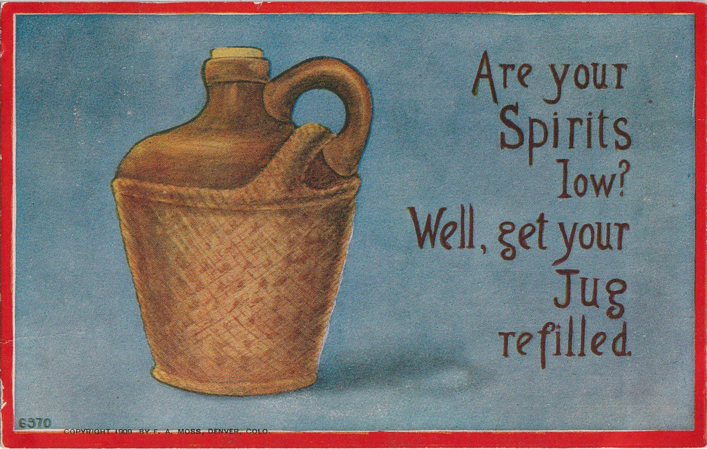 Are Your Spirits Low Postcard