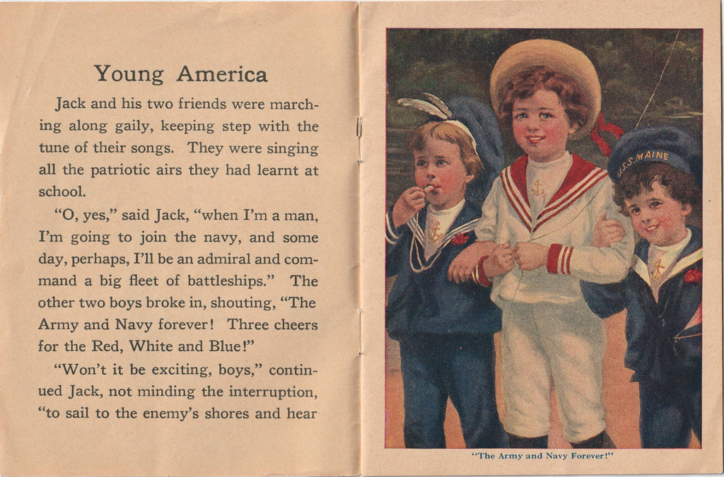 Young America Antique Booklet Inside 1