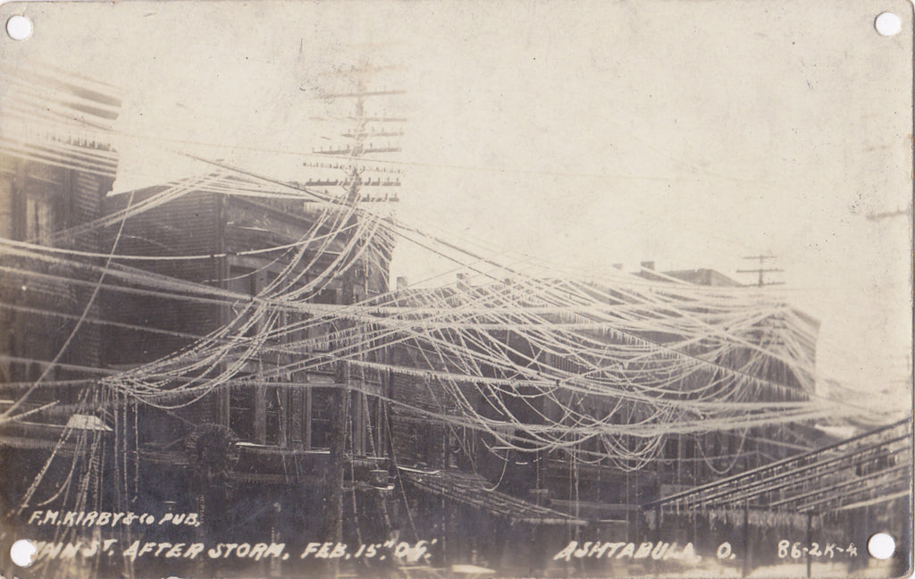 Ashtabula Ohio Ice Storm Feb 5th 1909