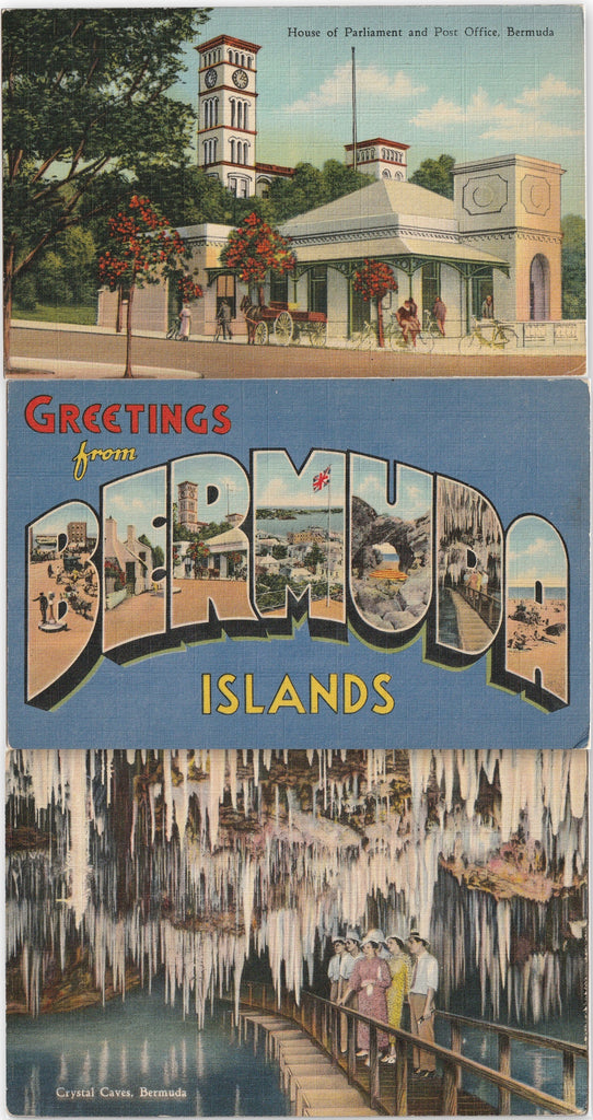Bermuda Island SET of 3 Postcards