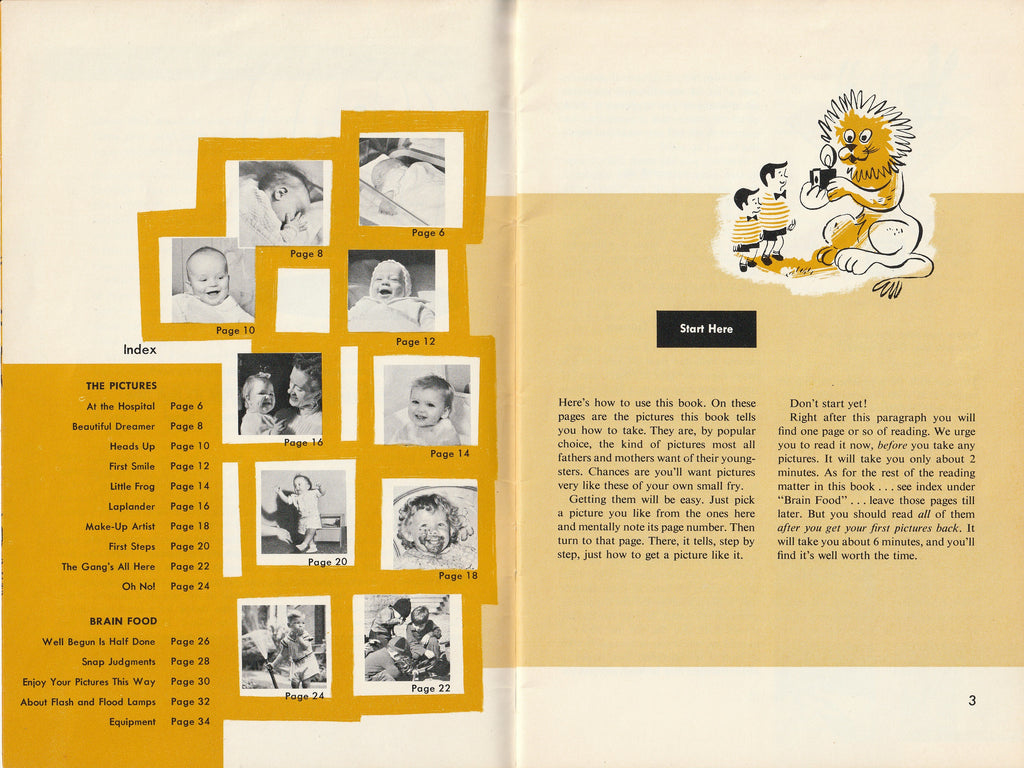Better Snapshots of Your Children - A Kodak Publication - Booklet, c. 1955 Inside 2