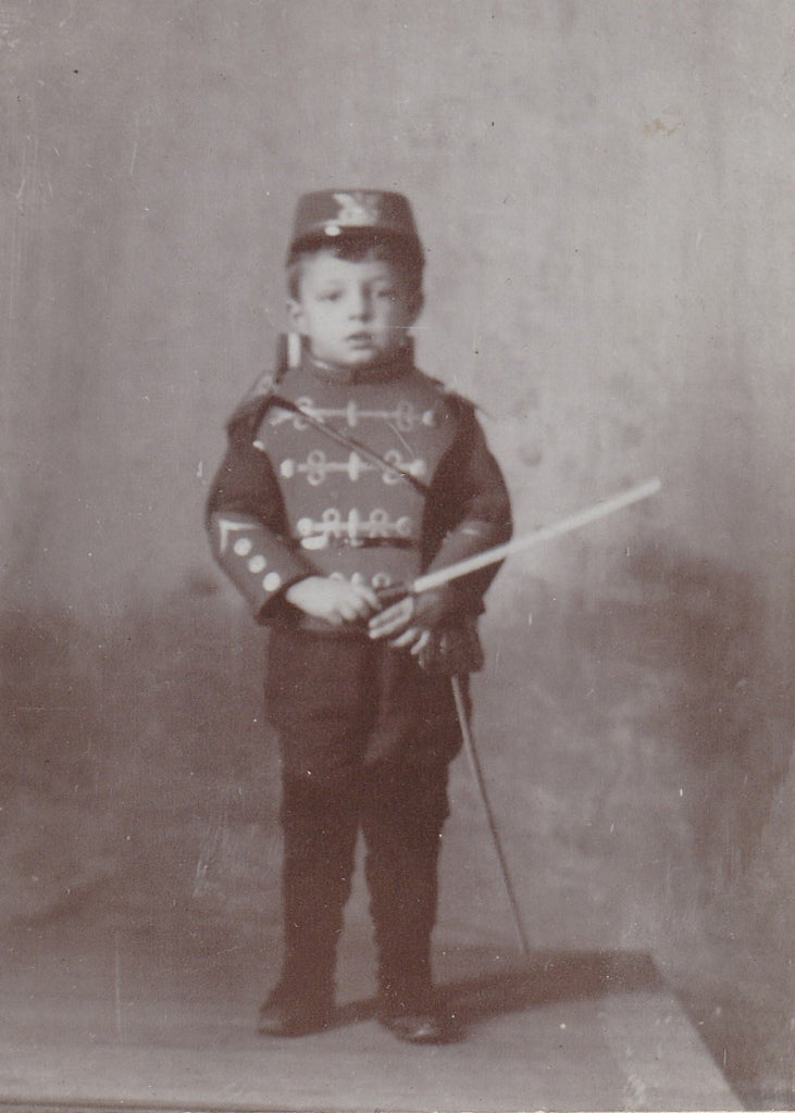 Soldier Boy - Camden, NJ - Cabinet Photo, c. 1900s