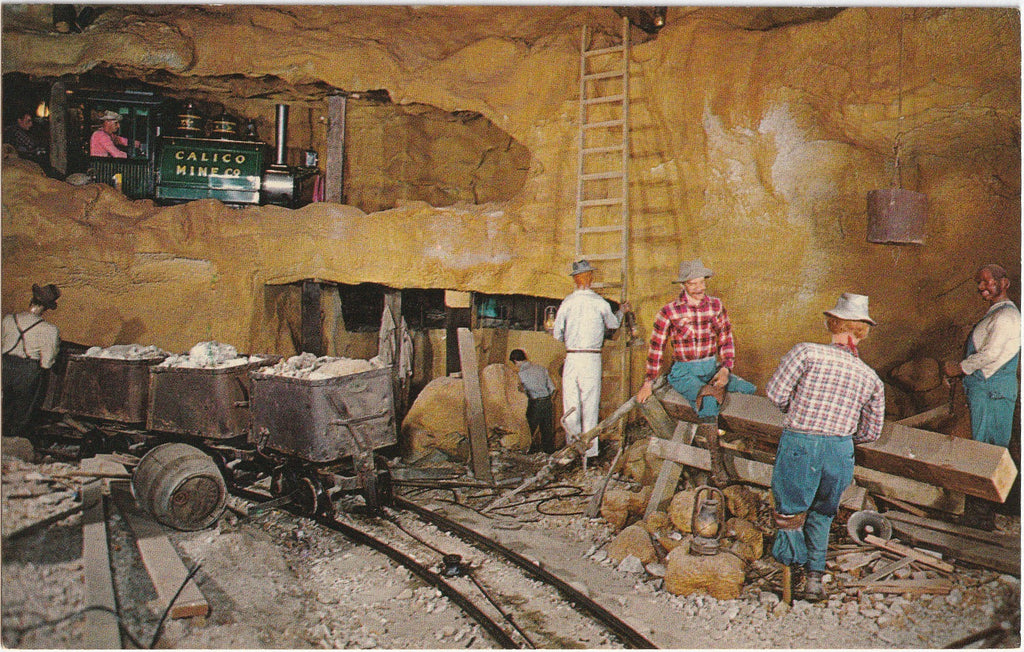 Calico Mine Knott's Berry Farm and Ghost Town Buena Park CA Postcard