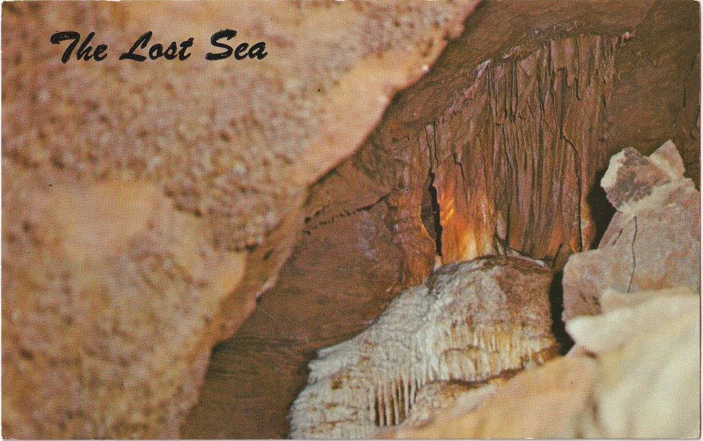 Cascades The Lost Sea Cave Tennessee Postcard