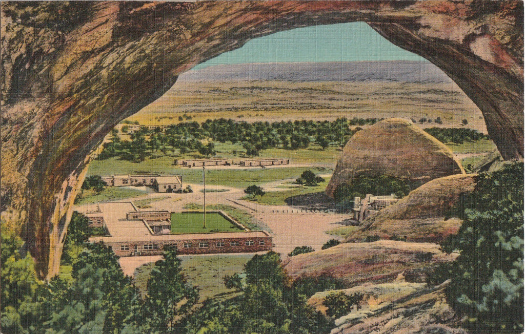 Central Navajo Indian Agency Window Rock Arizona Vintage Postcard