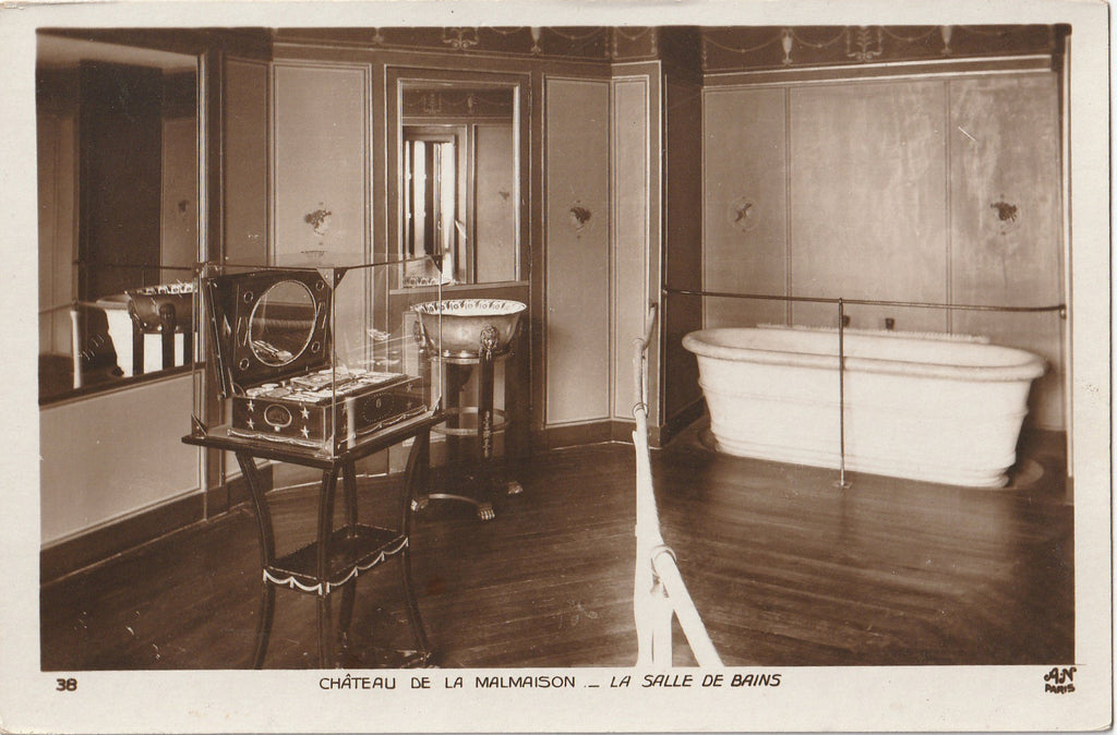 Chateau De La Malmaison Bathroom RPPC