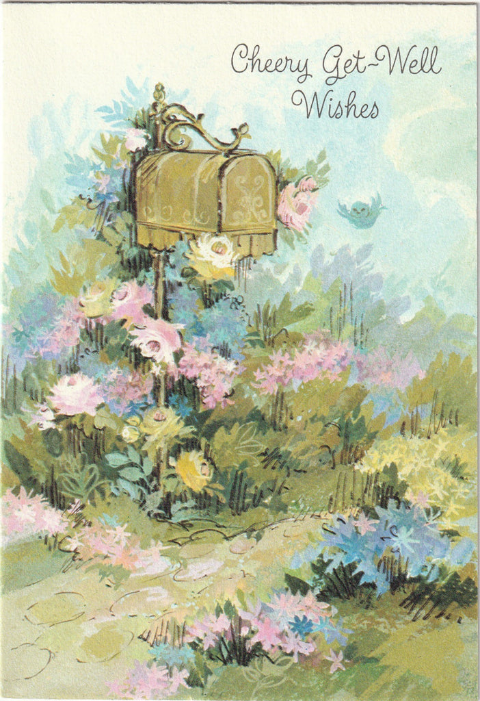 Cheery Get-Well Wishes - Card, c. 1970s