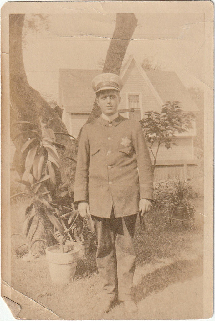 Chicago Police Officer - Man in Uniform - Photograph, c. 1920s