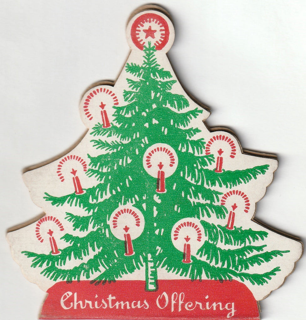 Christmas Offering - Dime Holder - G. & W. Co. Card, c. 1940s