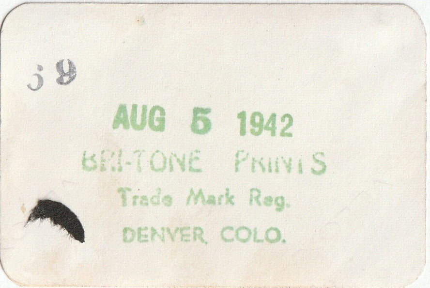 Colorado Cabin - Bri-tone Print - Denver, CO - Snapshot, c. 1942