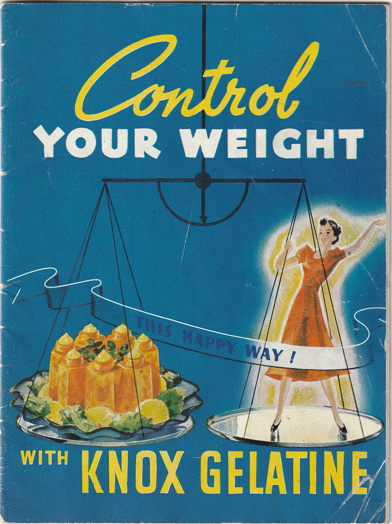 Control Your Weight This Happy Way With Knox Gelatine Booklet 1932