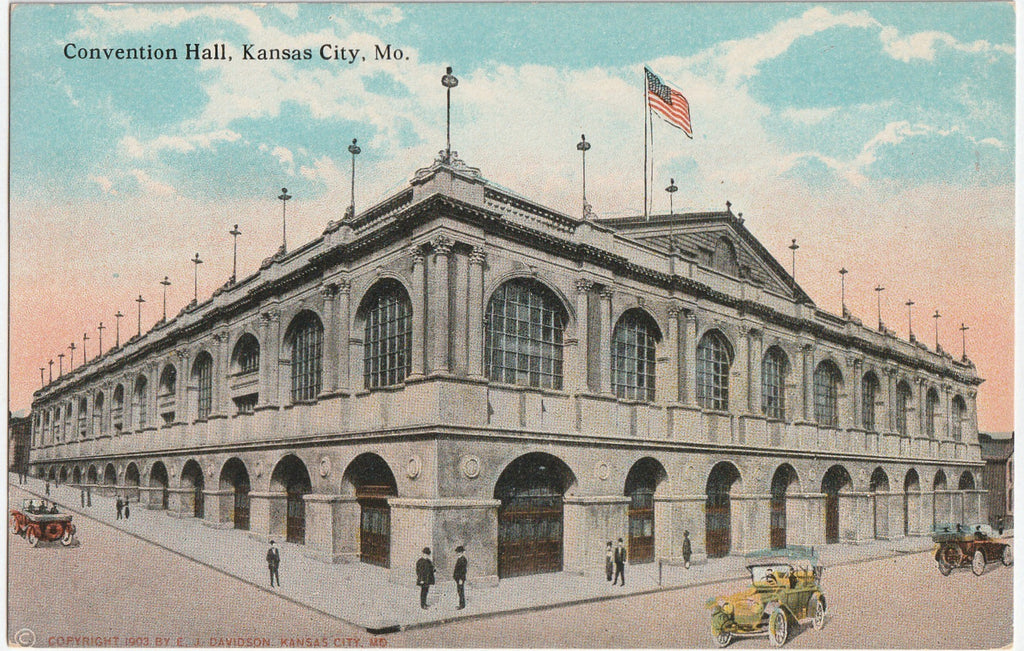 Convention Hall Kansas City Missouri Postcard