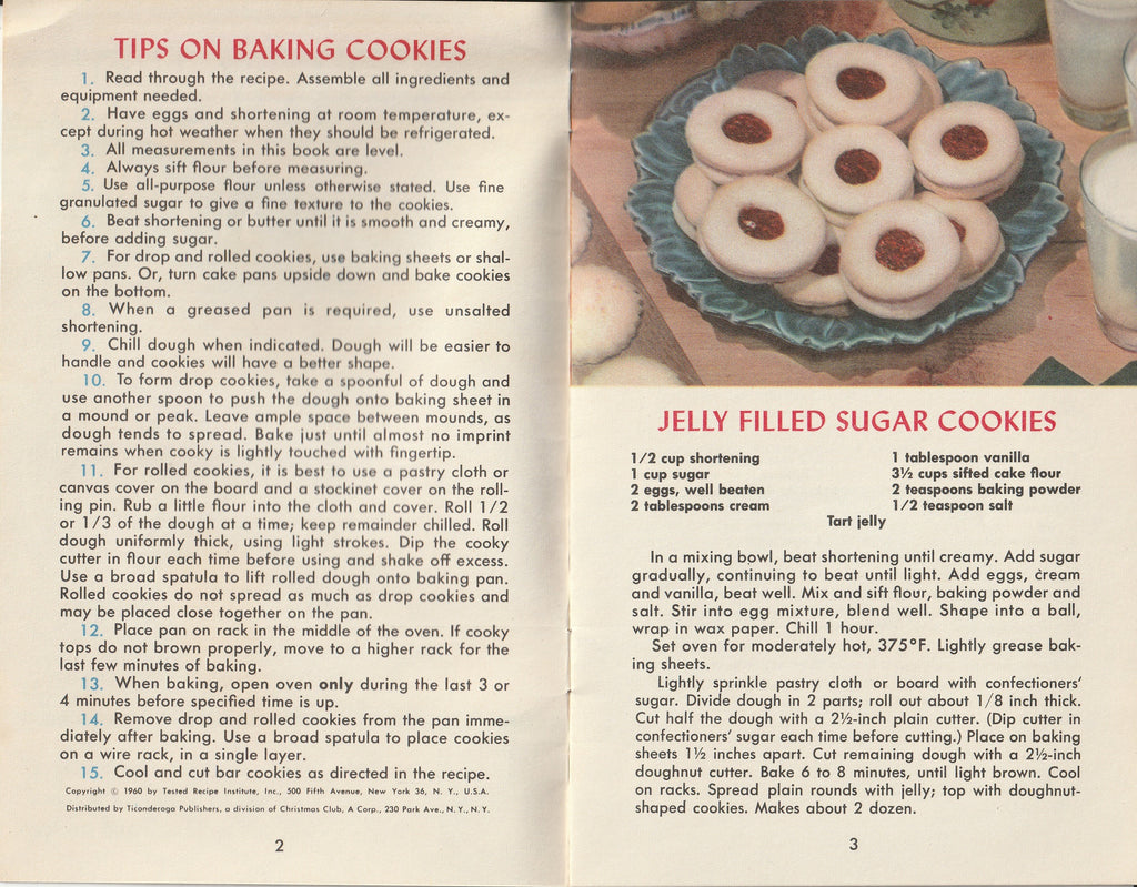Cooky Jar Favorites - Tested Recipes Institute - General Motors Information Rack Service - Booklet, c. 1960 Pg. 2-3