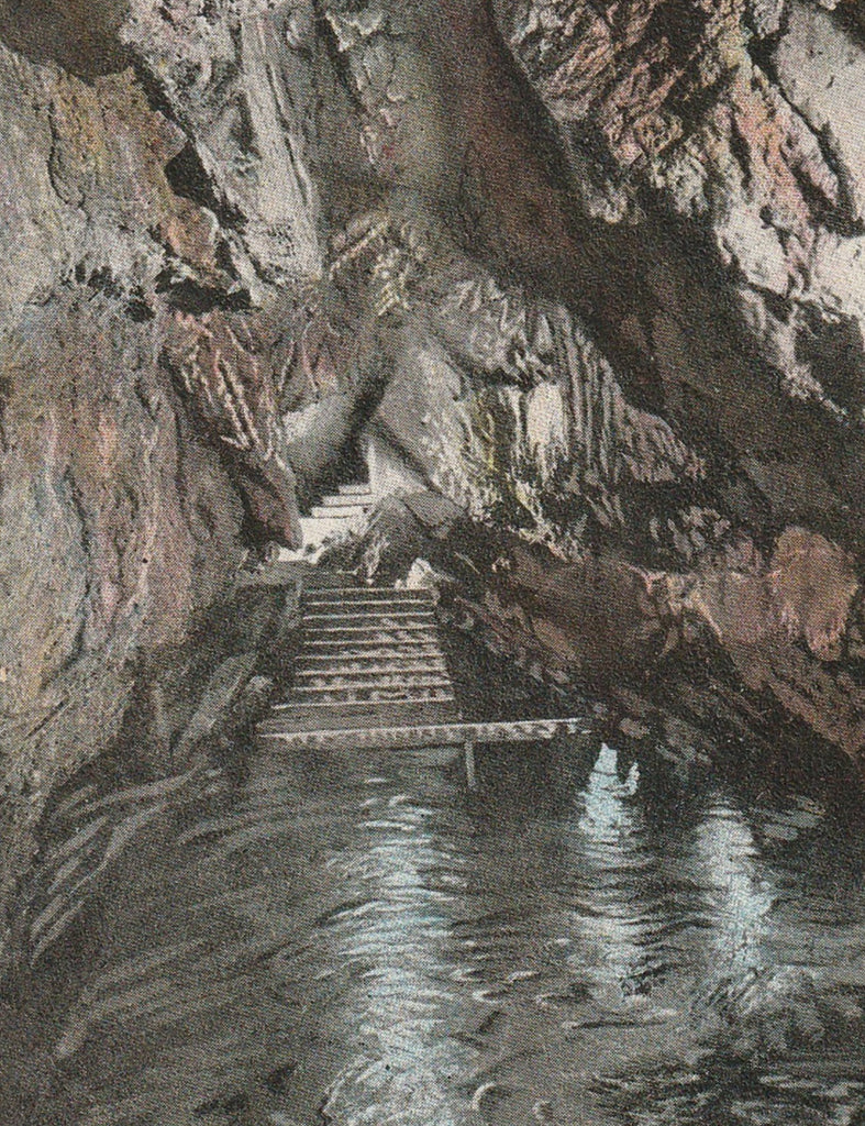 Crystal Cave Kutztown PA Postcard Close Up