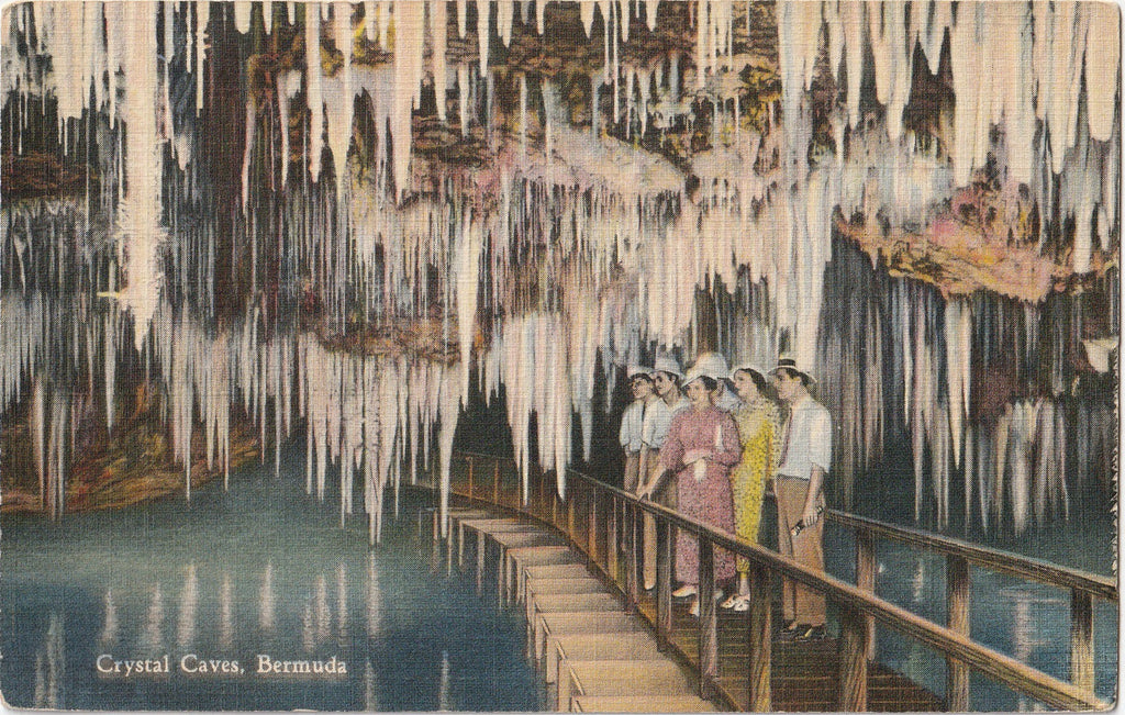 Crystal Caves Bermuda Postcard