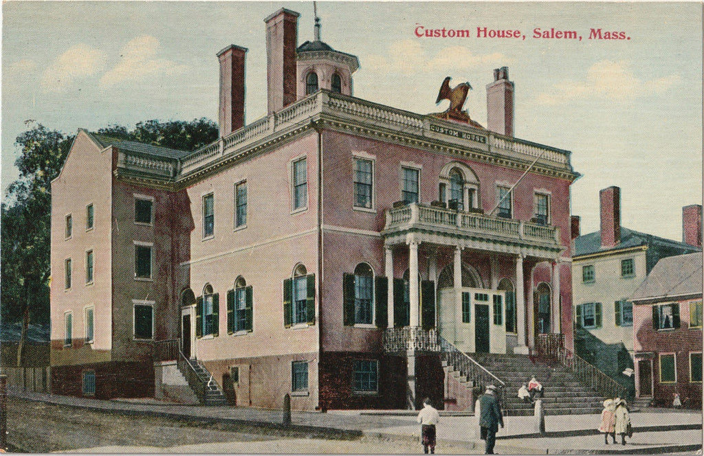 Custom House - Salem, Mass - Postcard, c. 1900s