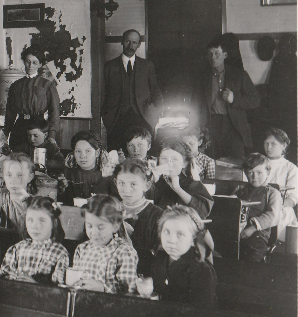 Douglas County Rural School Children - Colorado - Superintendent Erickson - Photo Reprint, c. 1950s Close Up 2