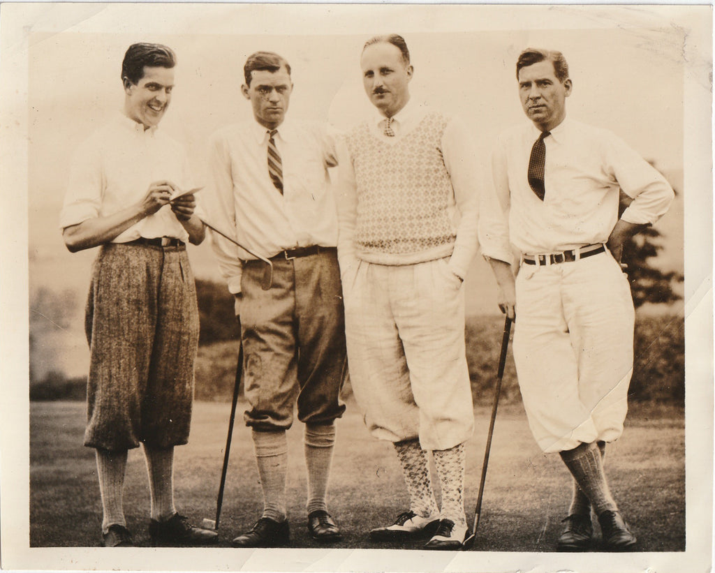 Dressed for Golf Eugene R Head Kenosha Wisconsin 1936 Photo