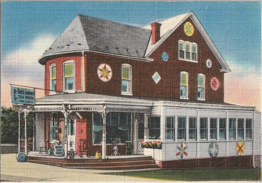 Dutch Cupboard Restaurant Gettysburg Postcard Close Up