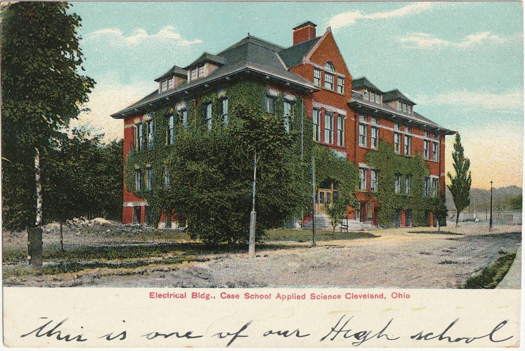 Electrical Building - Case School of Applied Science - Cleveland, OH - Postcard, c. 1900s