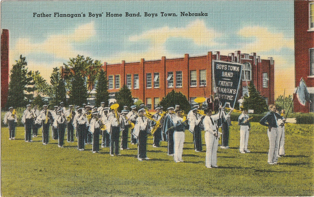 Father Flanagan's Boys' Home Band Postcard