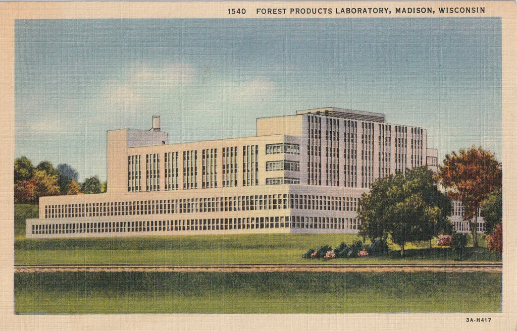Forest Products Laboratory Madison WI Postcard