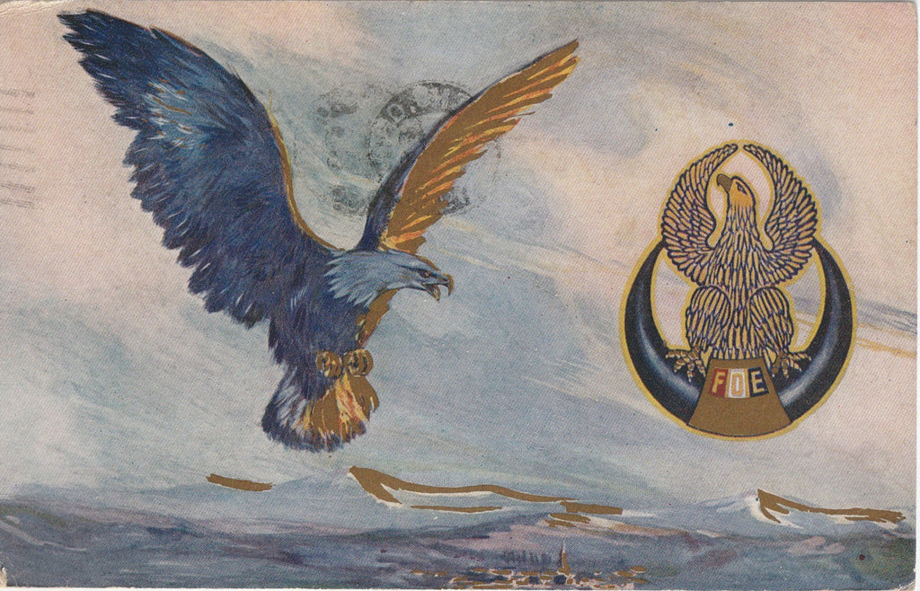 Fraternal Order of Eagles F.O.E. Postcard