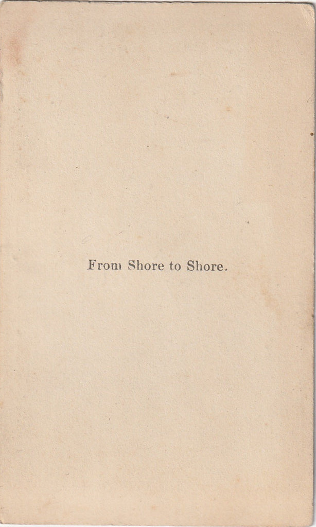 From Shore To Shore CDV Back