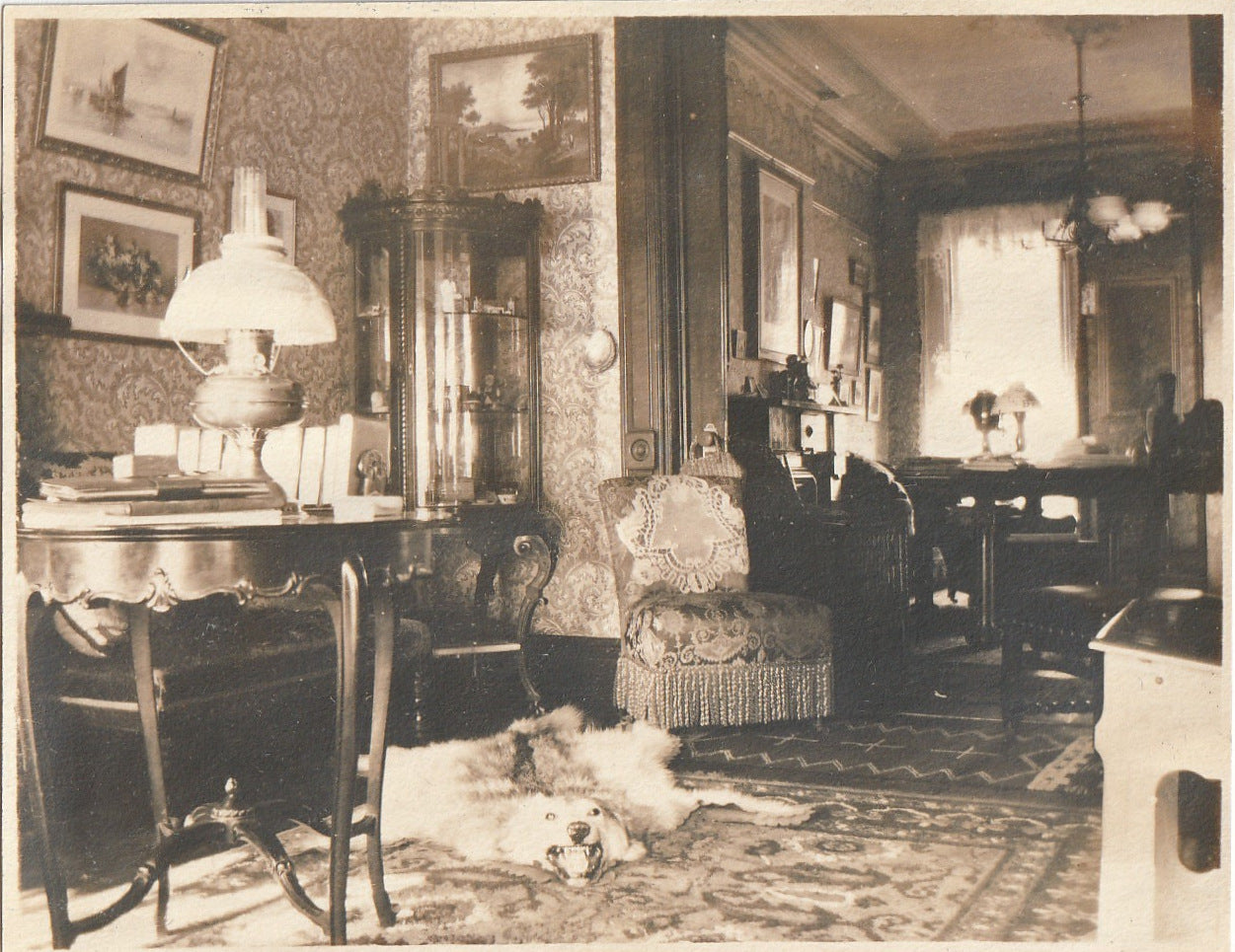 Front Parlor, Back Parlor and Bedroom - SET of 3 - Edwardian Interior ...