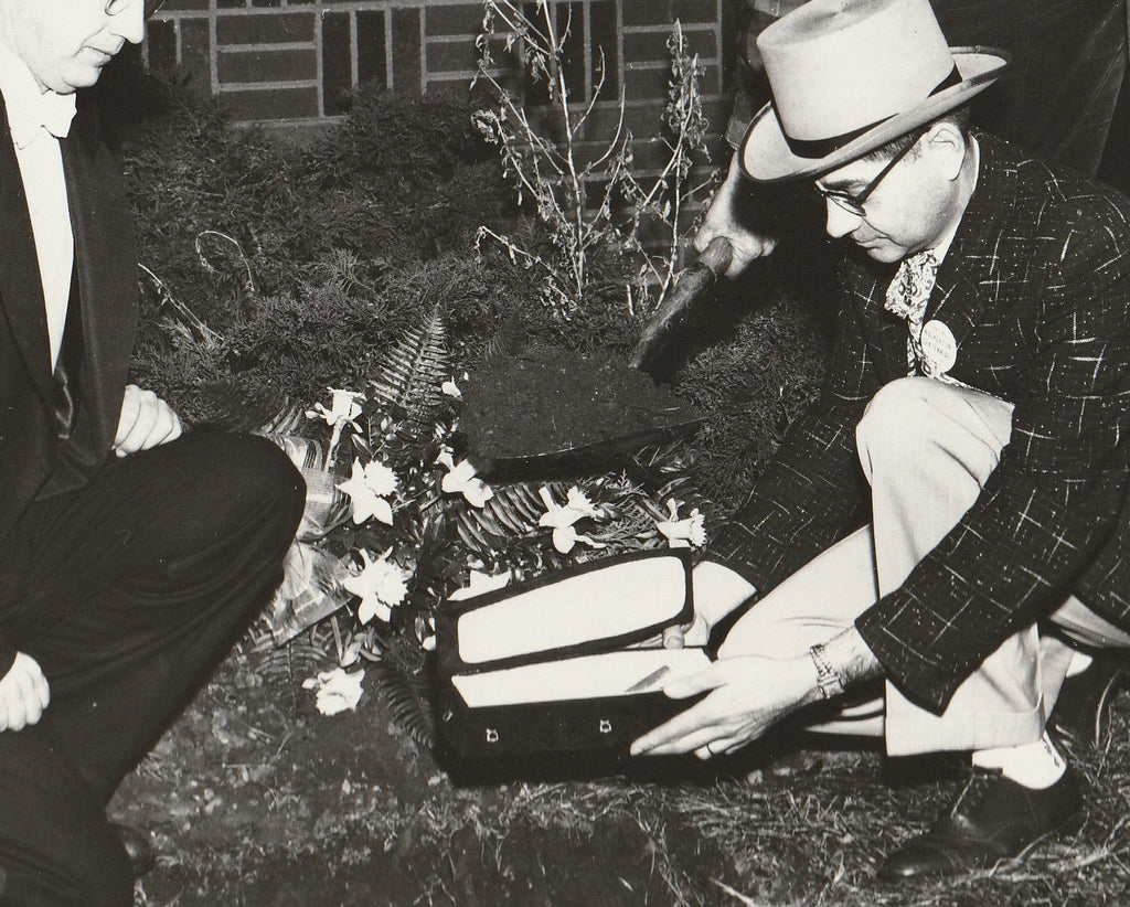 Funeral for a Straight Razor - Walkerton Centennial - Walkerton, Indiana - Photograph, c. 1956 Close Up