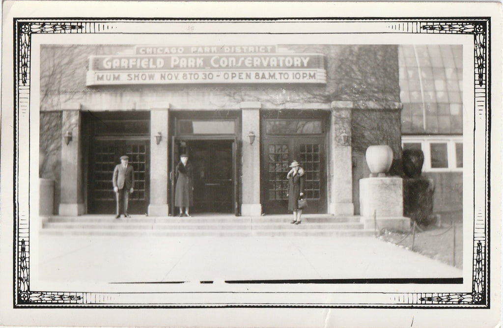 Garfield Park Conservatory Chicago 1930s