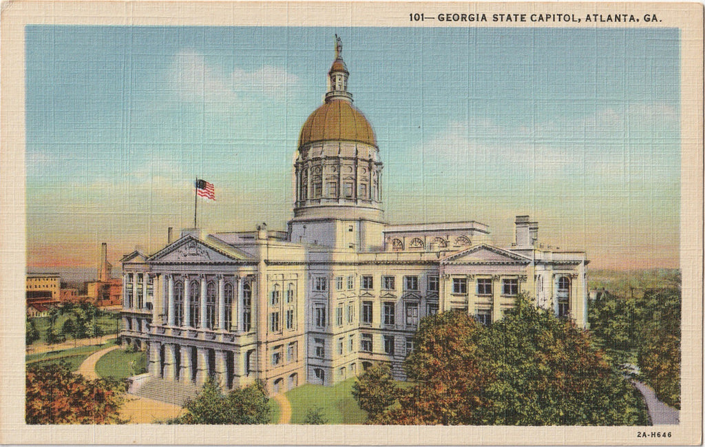 Georgia State Capitol Atlanta Georgia Postcard