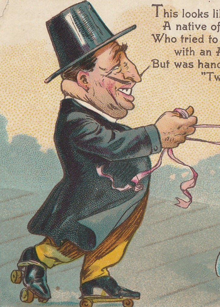 Get Gay With American Girl 23 Skidoo Postcard Close Up 2